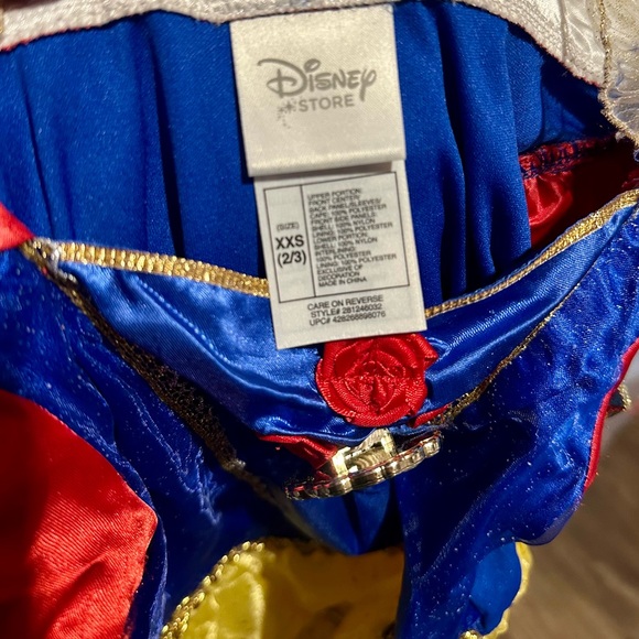 🦋DISNEY SNOW WHITE TODDLER COSTUME DRESS SIZE-2/3 - Picture 4 of 6